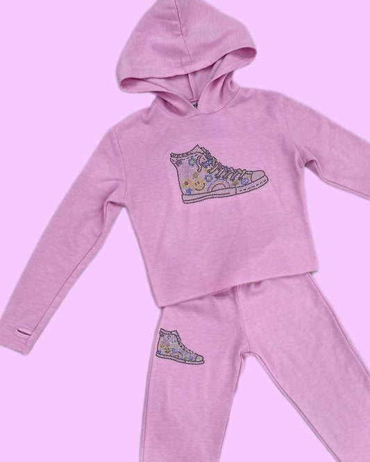 Girl Pop Sneaker Pullover Set