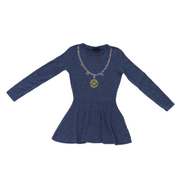 FIREHOUSE NAVY NECKLACE DRESS - 2/3