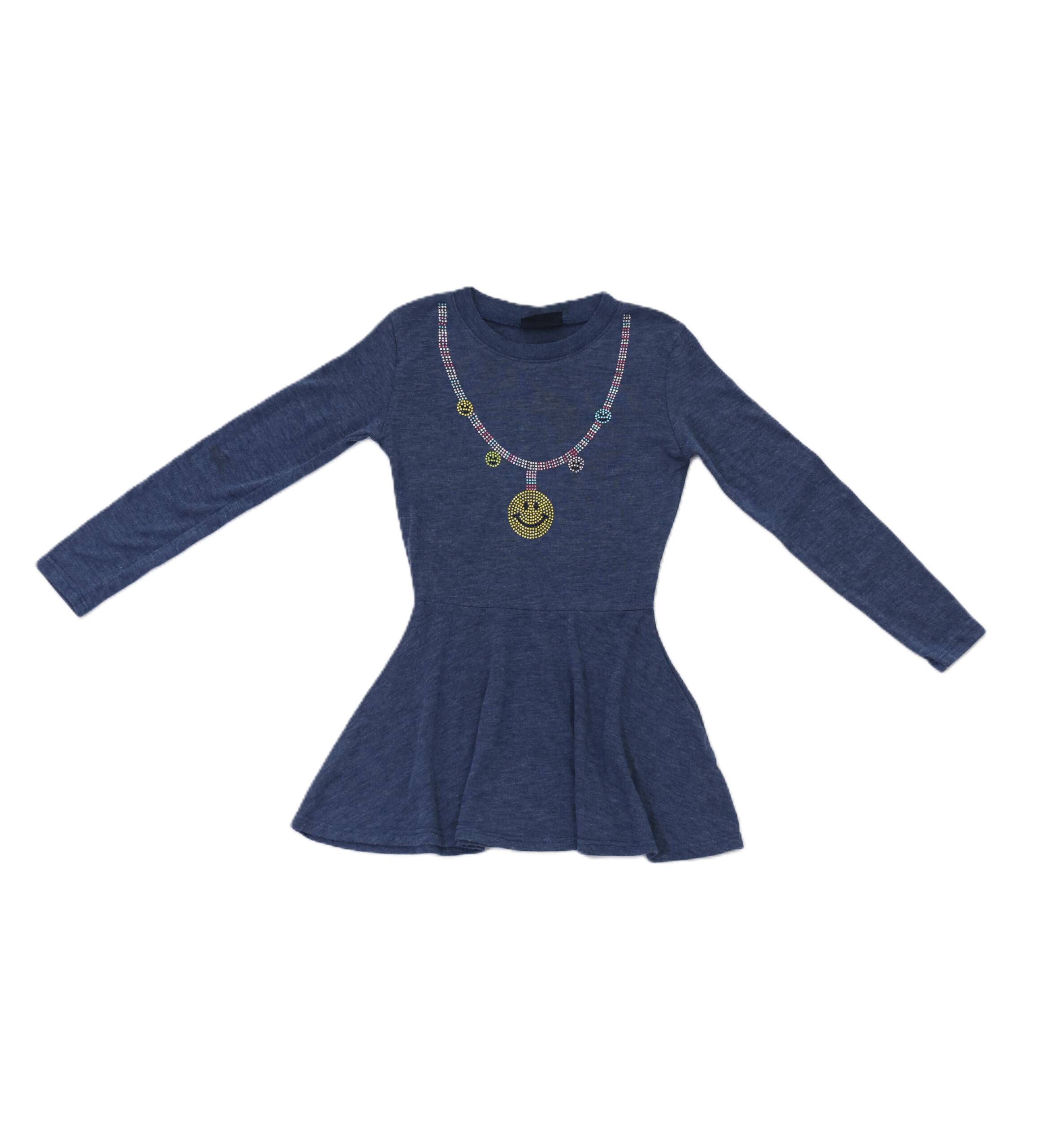 FIREHOUSE NAVY NECKLACE DRESS - 2/3