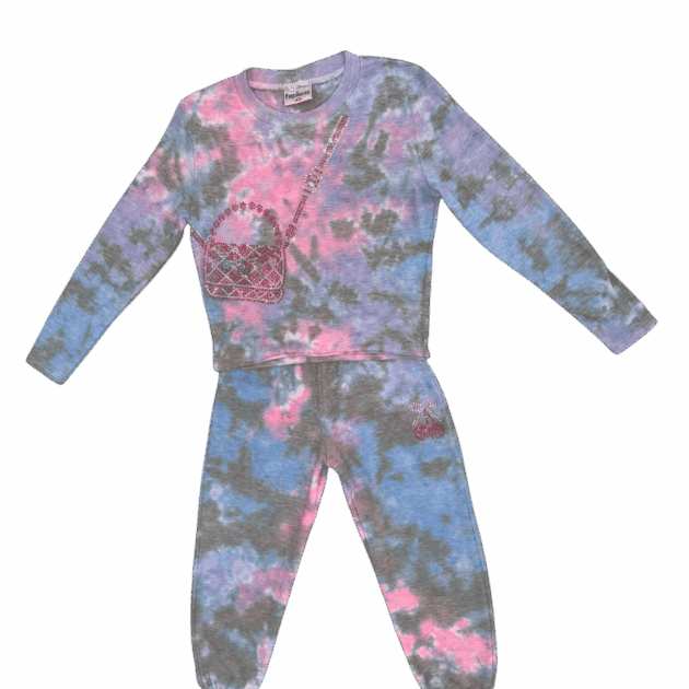 Dani Tie Dye Charm Purse Set