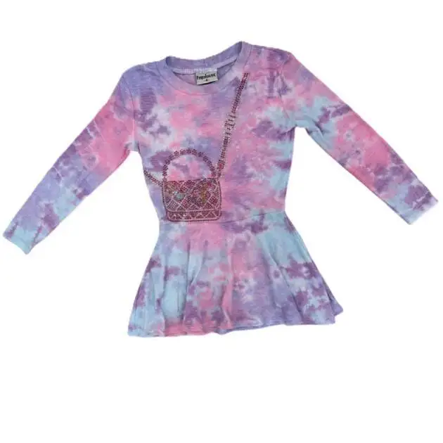 CHARM PURSE TIE DYE DRESS