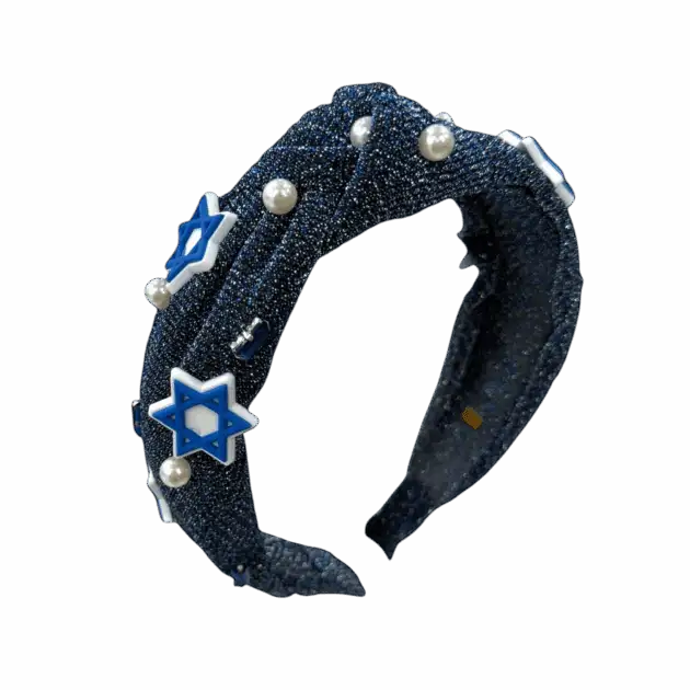 Star of David Knotted Headband