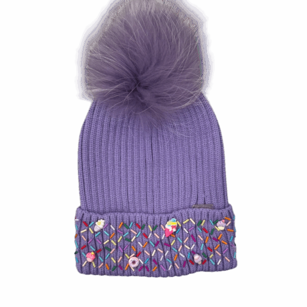 Purple Sprinkles & Treats Hat