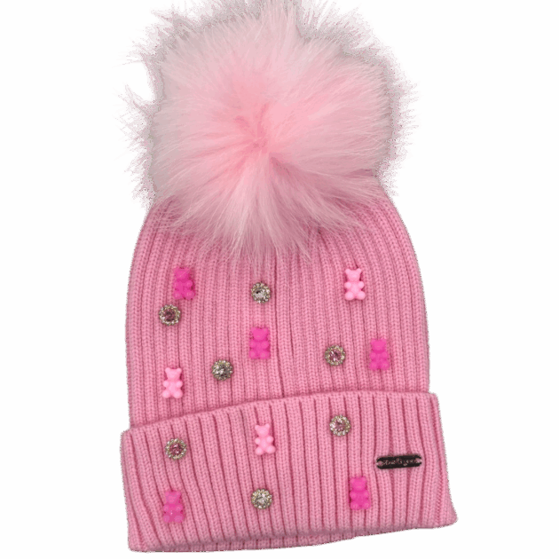 Pink Gummy Bear Hat