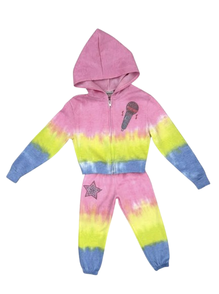 Zelda Tie Dye KPOP Zip Set