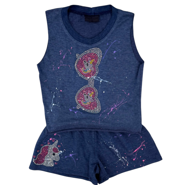 Unicorn Sunglasses Short Set