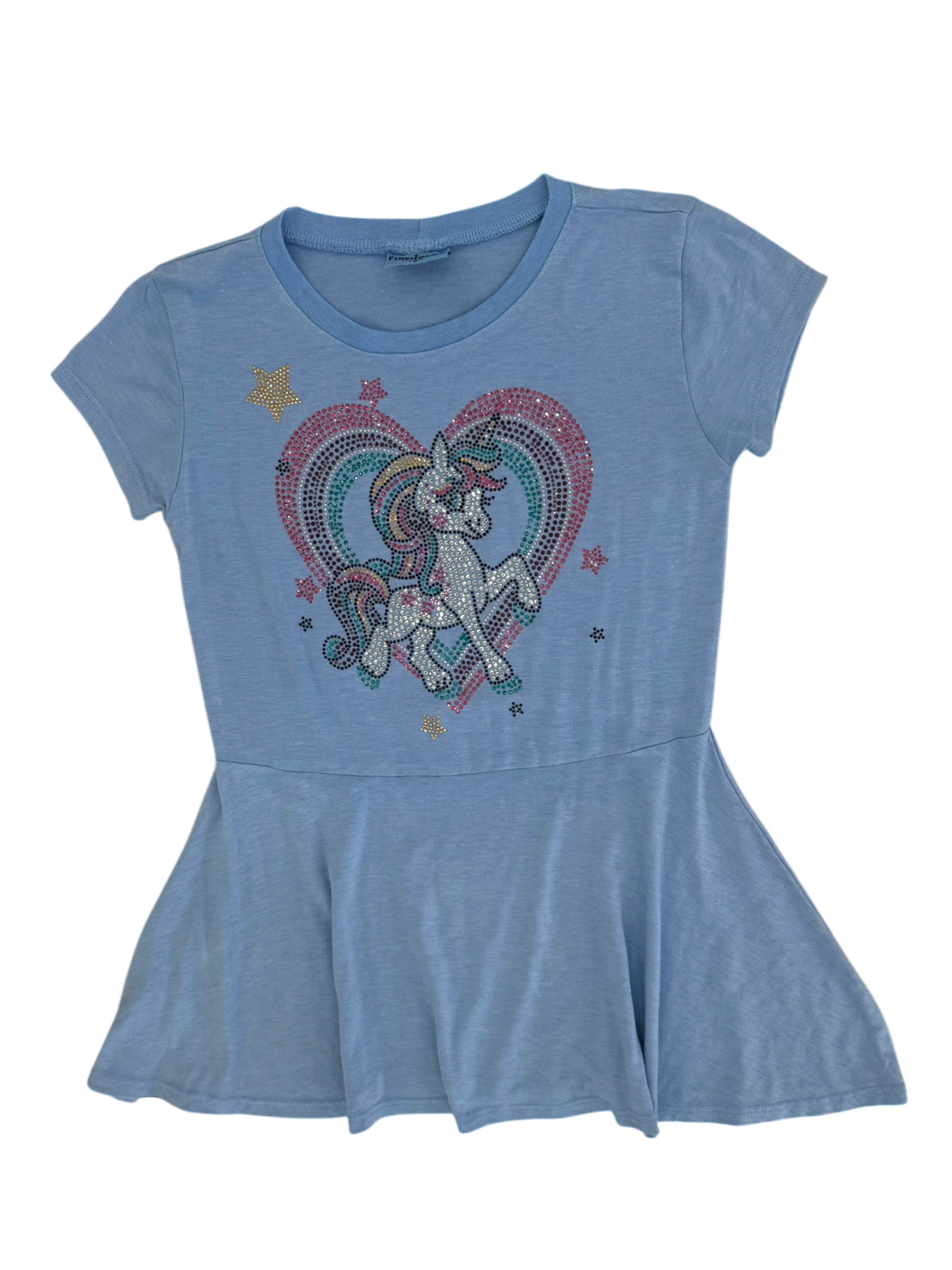 Unicorn Heart Ice Blue Dress