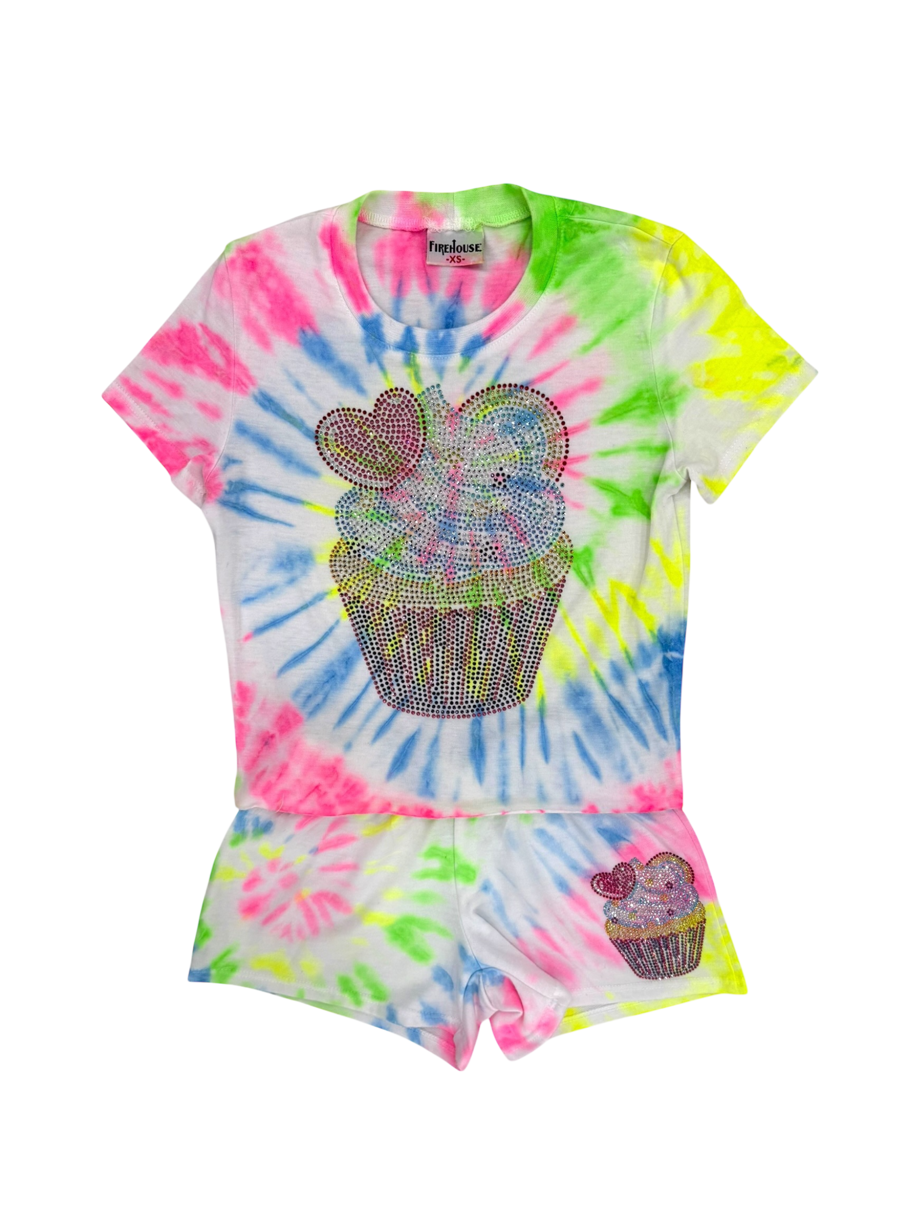 Rainbow Cupcake Aspen Tie Dye Set