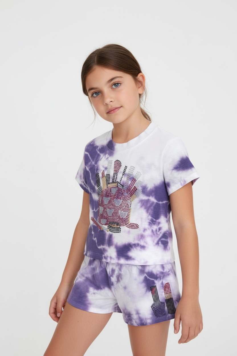 Firehouse Makeup Pouch Violet Cloud Set