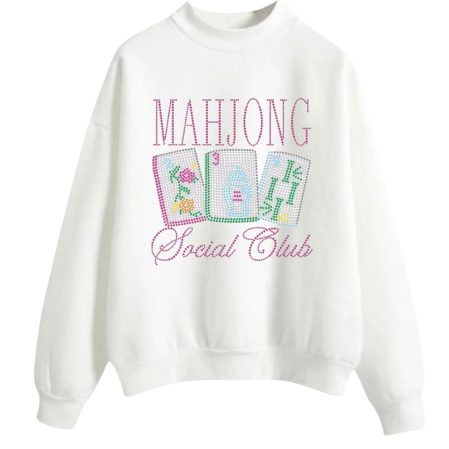 White Mahjong Crewneck