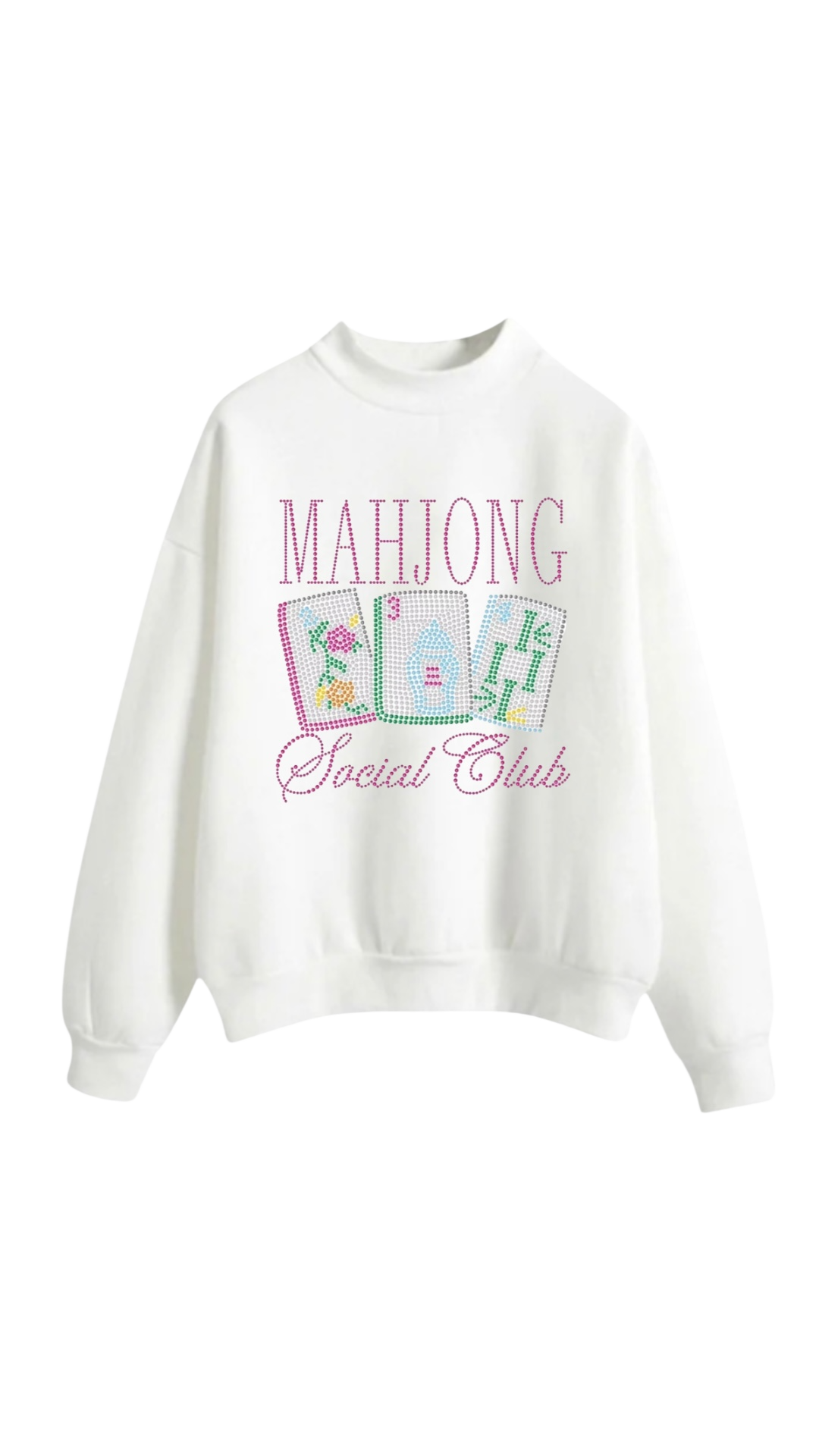 White Mahjong Crewneck