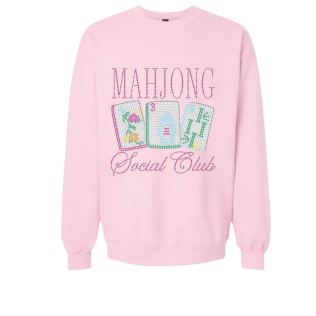 Pink Mahjong Crewneck