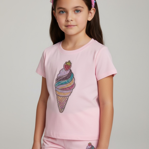 Firehouse Rainbow Swirl Ice Pink Set