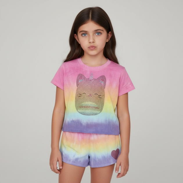 Firehouse Squishmallow Anora Short Set