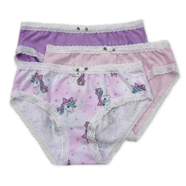 'Coquette Unicorn' 3-Pack Underwear