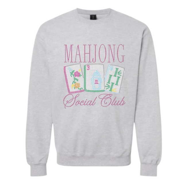 Grey Mahjong Crewneck