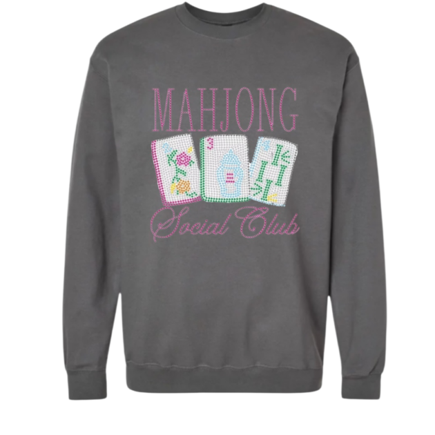 Charcoal Mahjong Crewneck