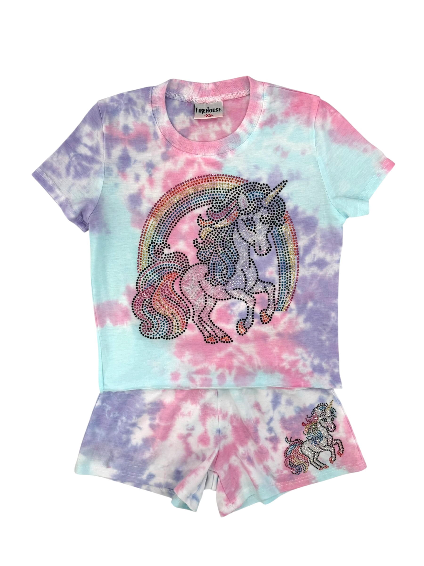 Firehouse Dove Tie Dye Runaway Unicorn Set - Image 2