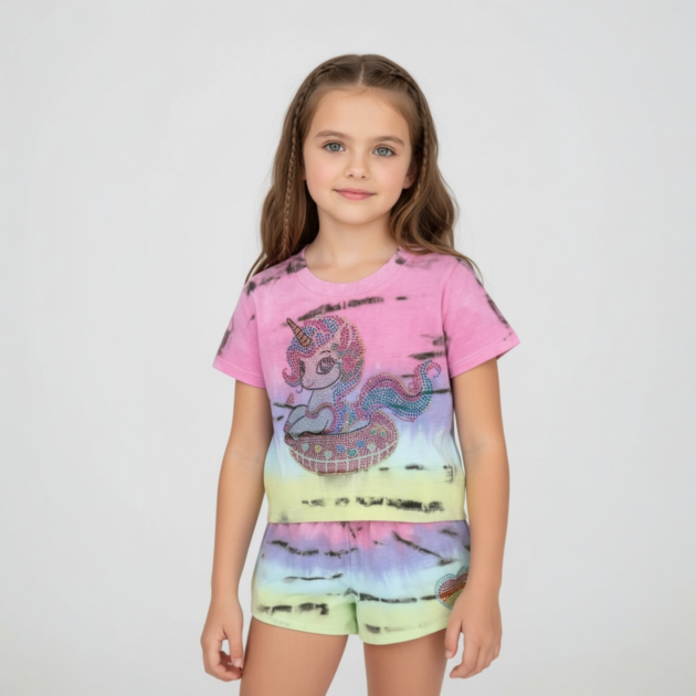Firehouse Sardinia Tie Dye Unicorn Floatie Set