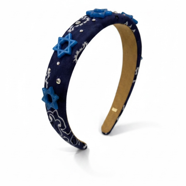 Bari Lynn Bandana Jewish Star Headband