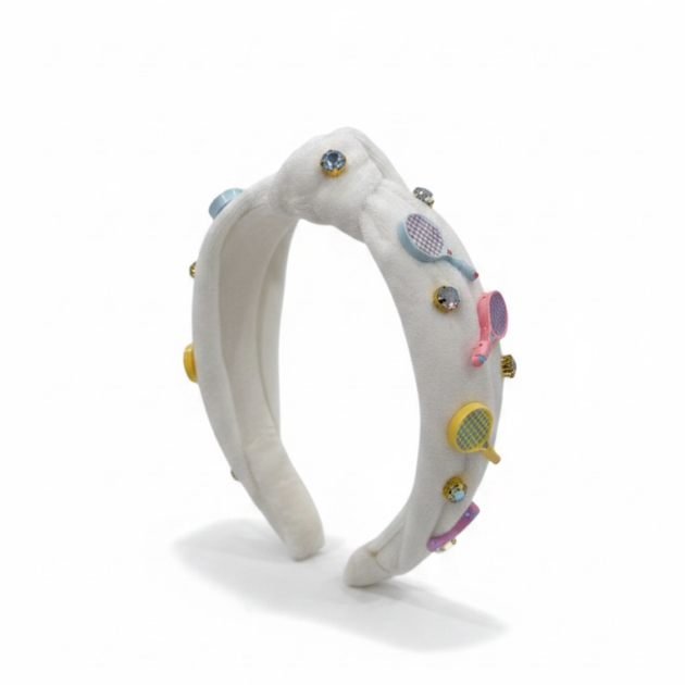 Bari Lynn Tennis Terry Knot Headband