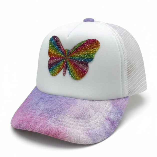 Bari Lynn Butterfly Terry Trucker Heart