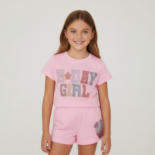 Firehouse Ice Pink Birthday Girl Set