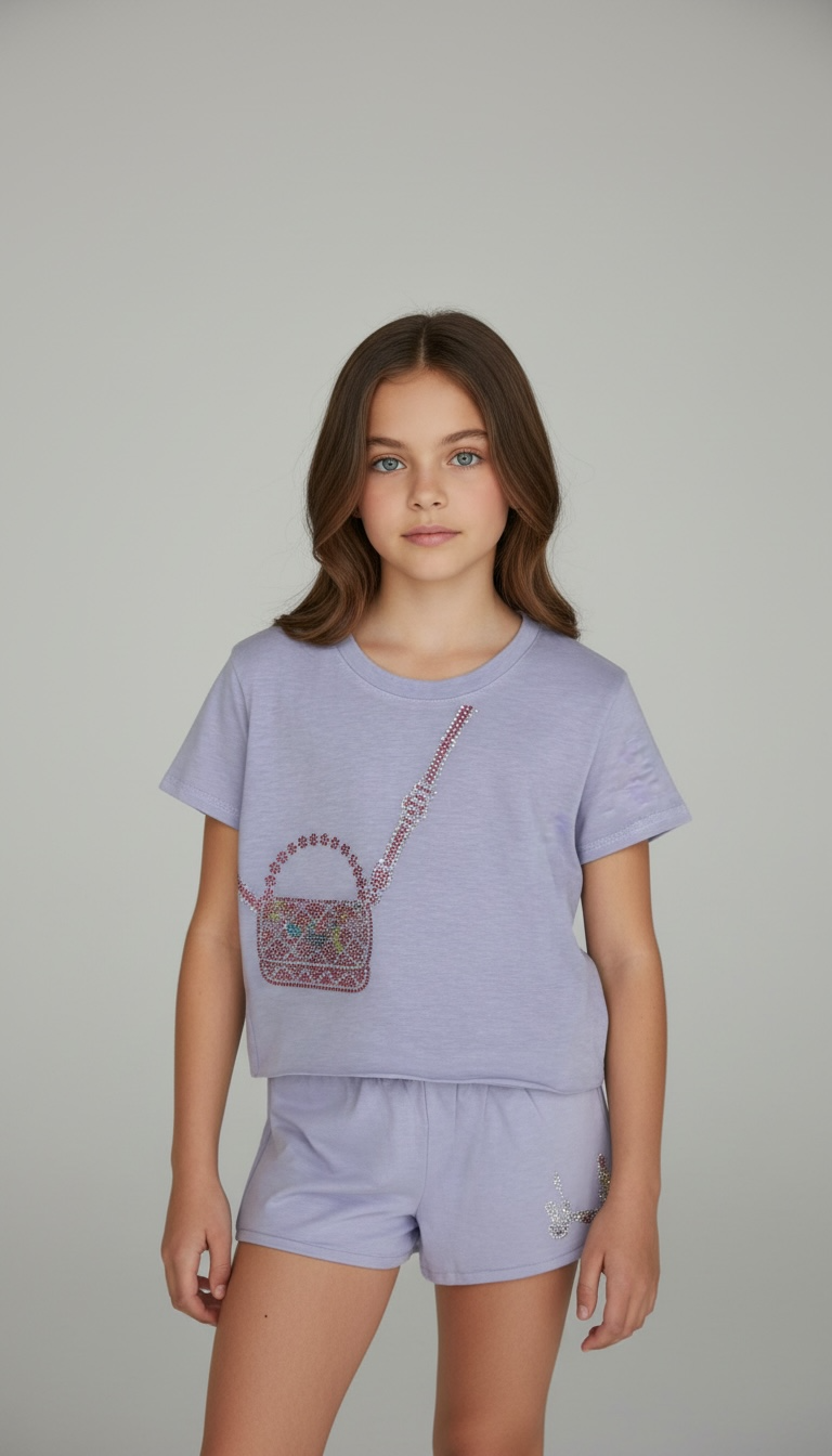 Firehouse Lavender Pocketbook and Makeup Set