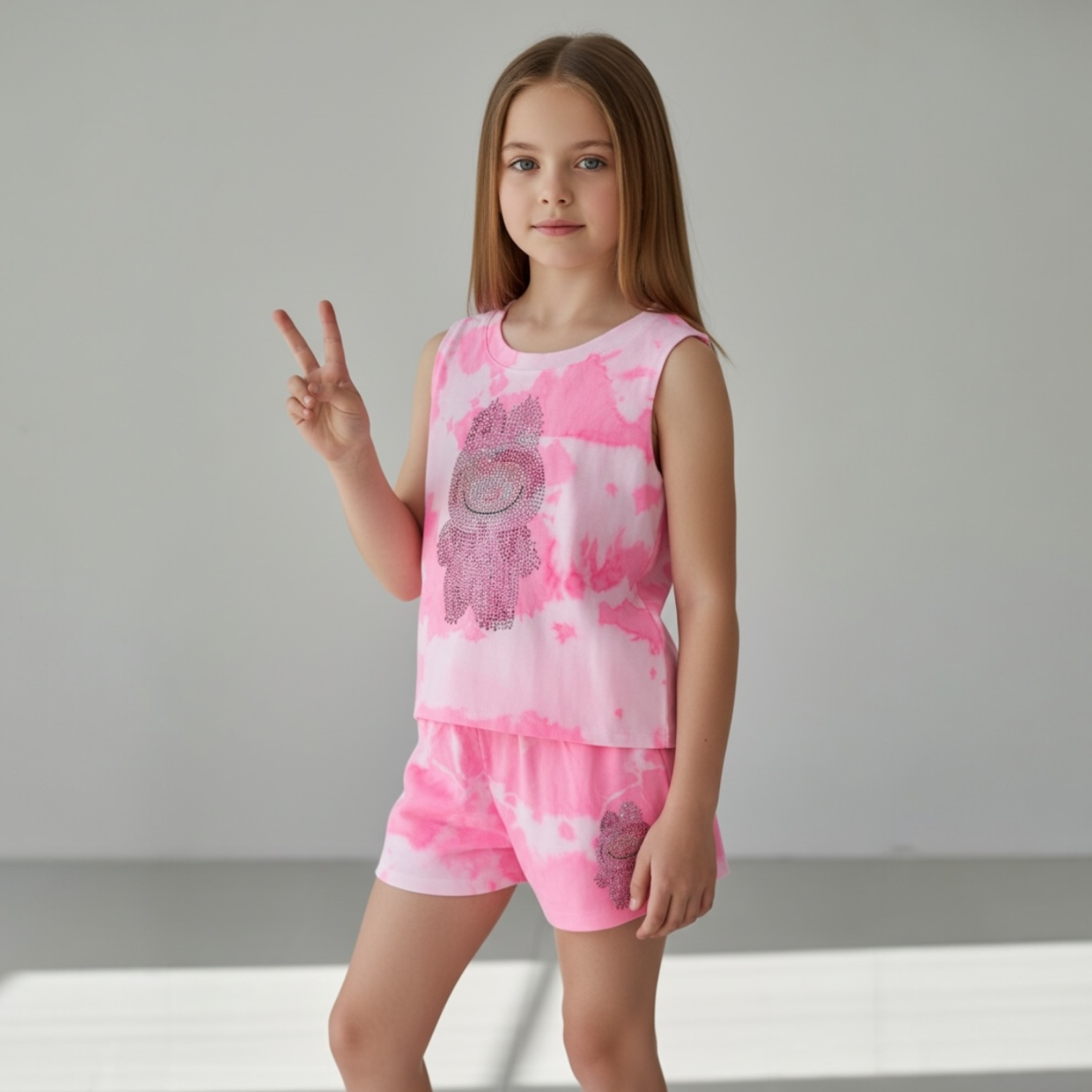 Firehouse Neon Pink Cloud Lafu Tank Set