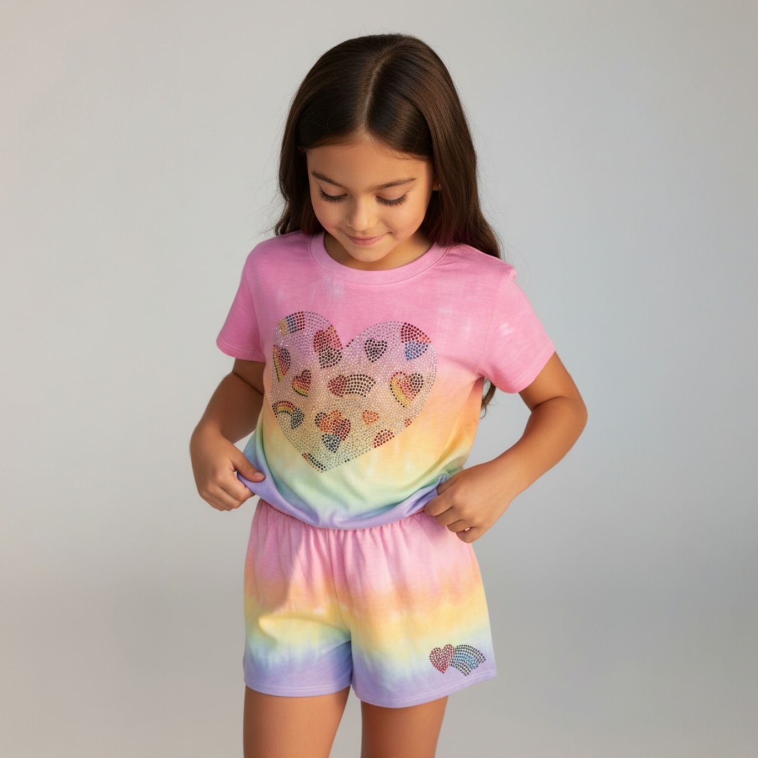 Firehouse Anora Tie Dye Shooting Hearts Set