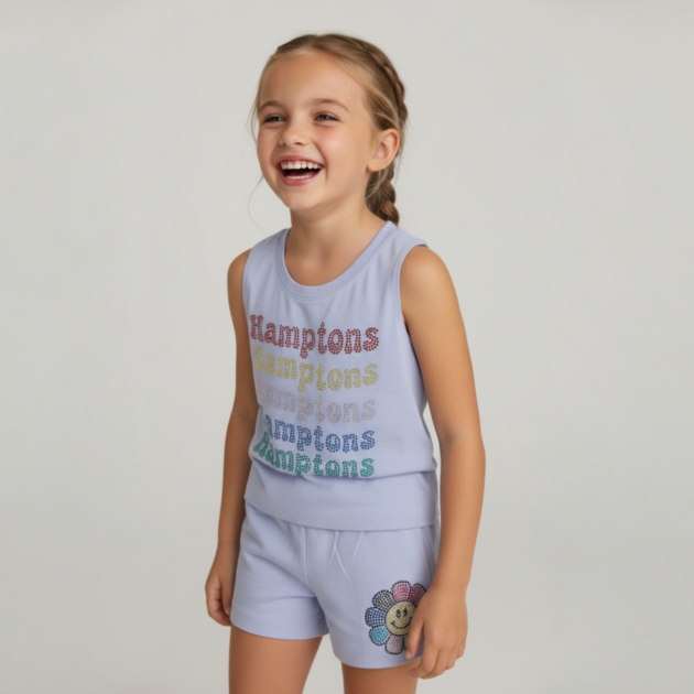 Firehouse Lavender Retro Hamptons Tank Set