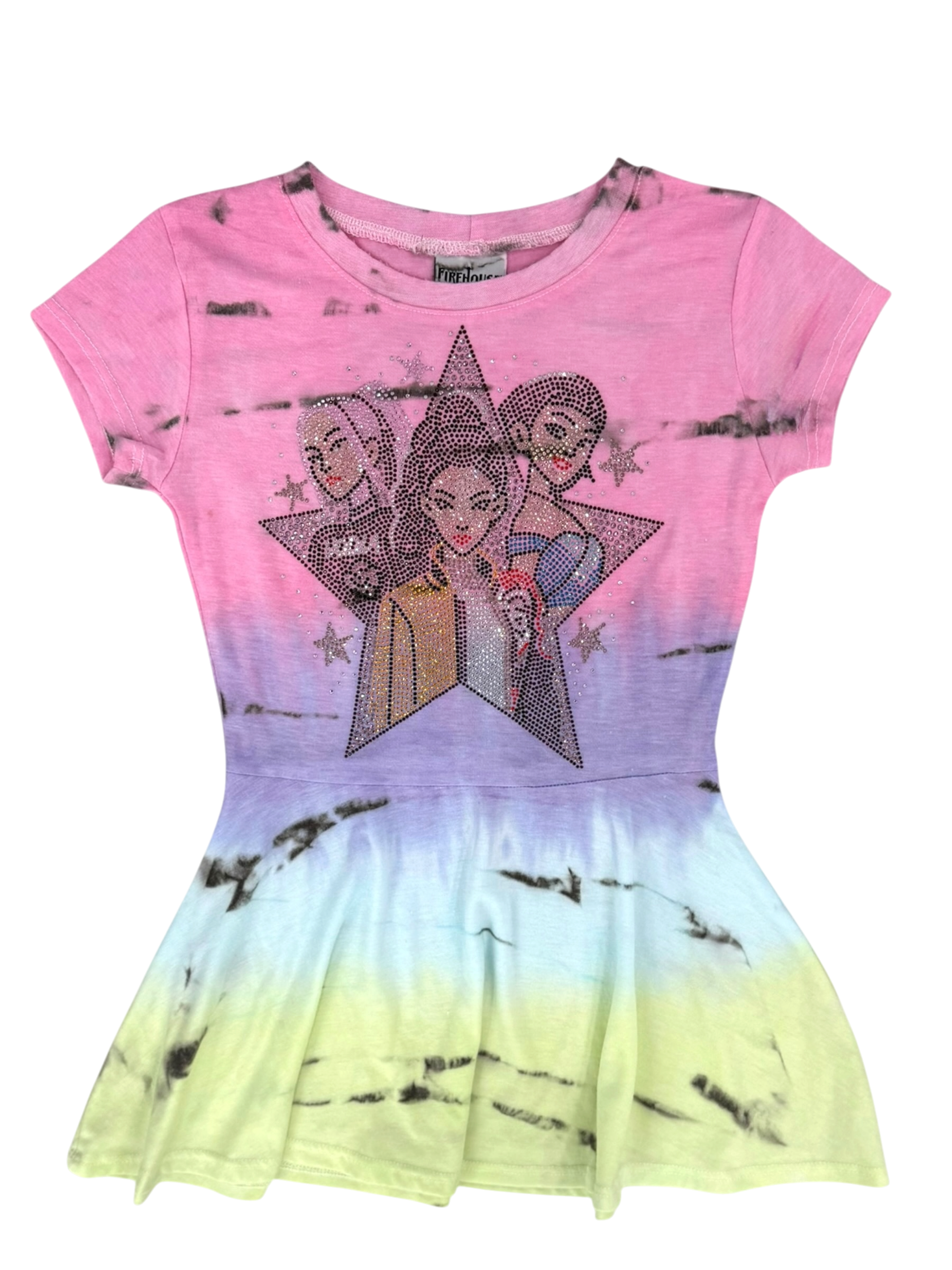 Firehouse Sardinia Tie Dye KPOP Dress - Image 2