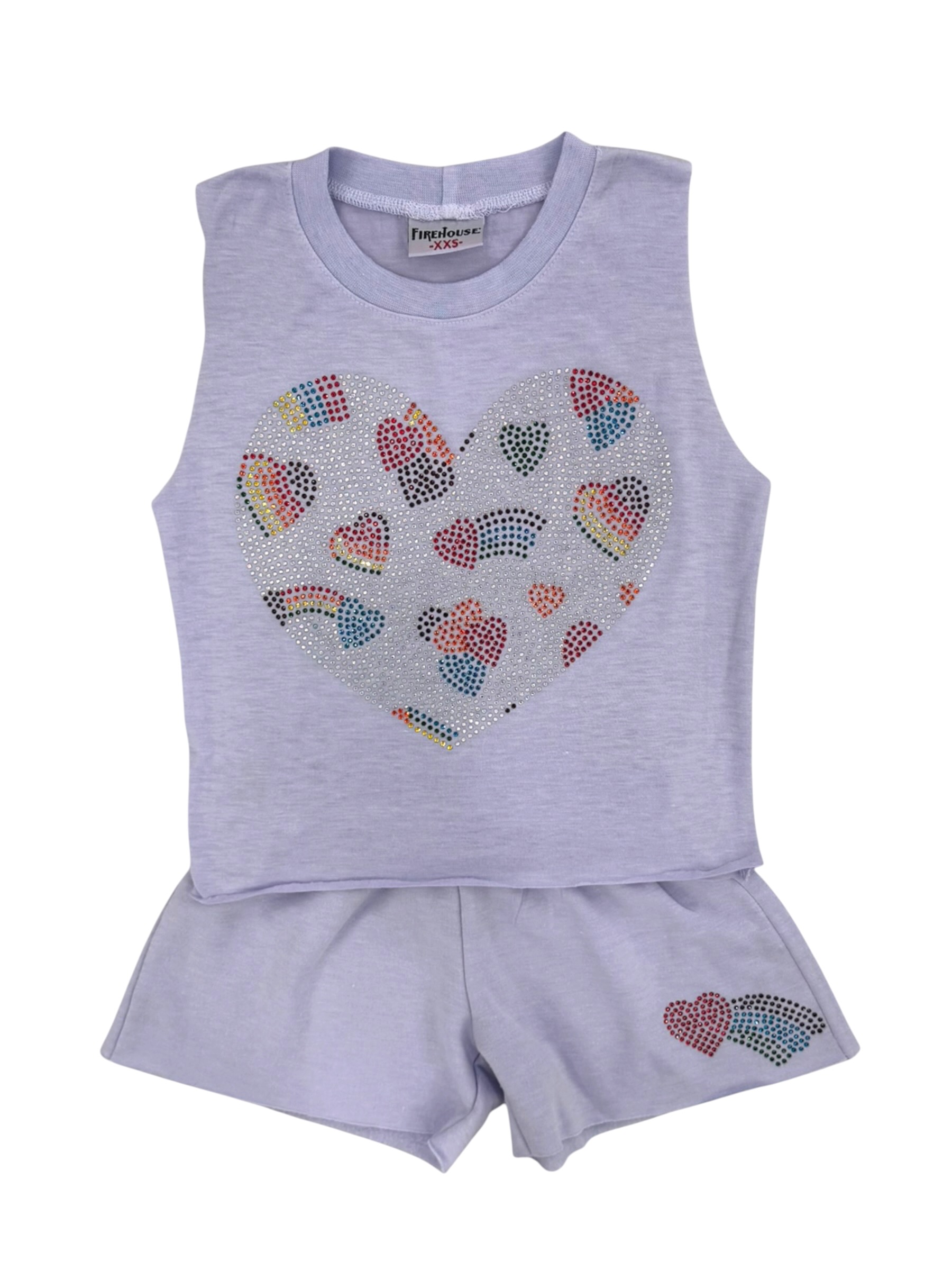 Firehouse Lavender Shooting Hearts Tank Set - Image 2