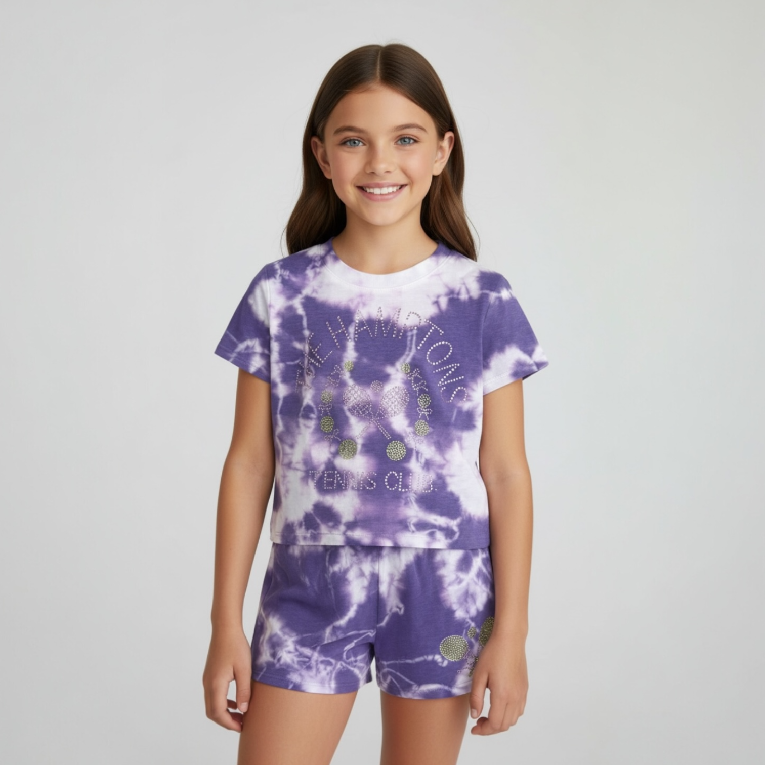 Firehouse Violet Cloud Hamptons Tennis Club Set