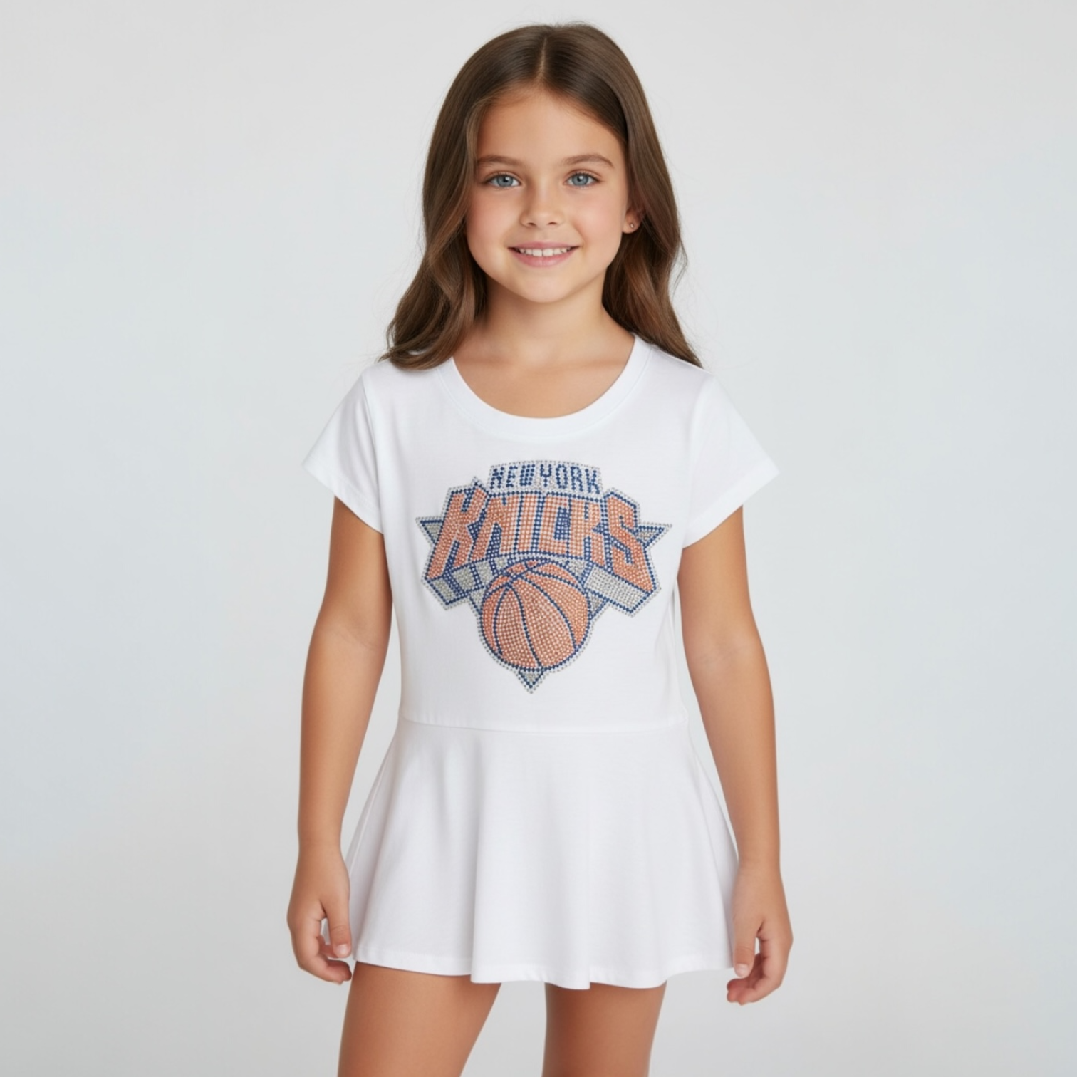 Sports Team White Tank Dress