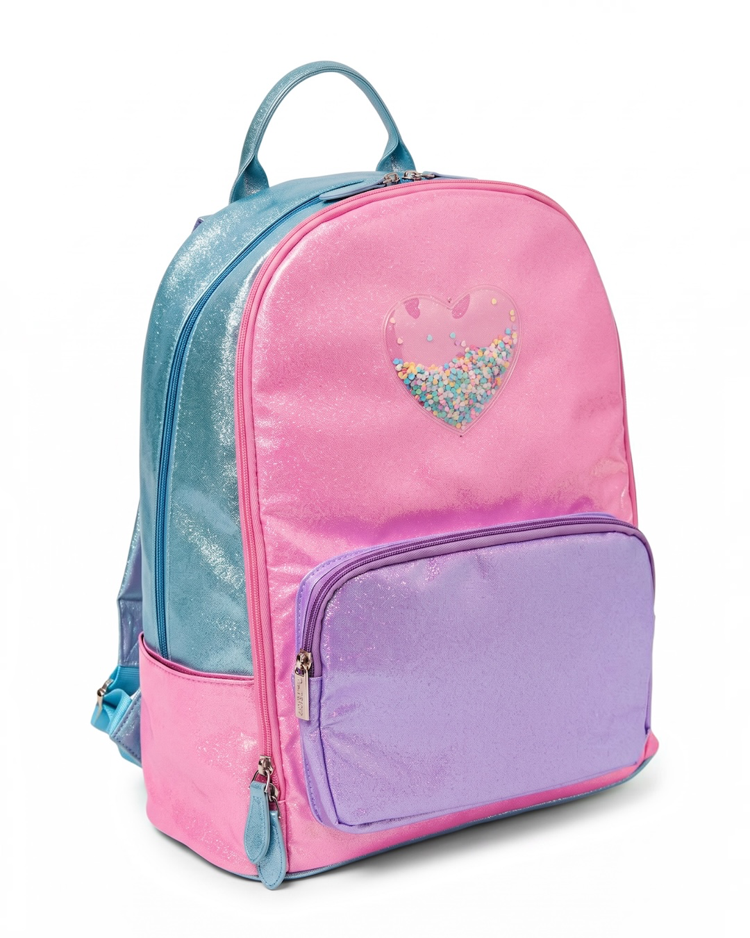 Bari Lynn Confetti Heart Backpack