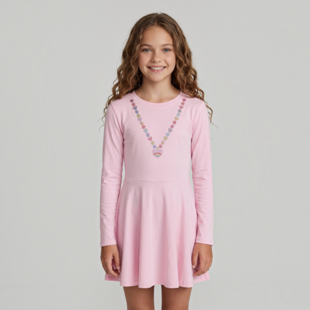 Firehouse Heart Necklace Dress