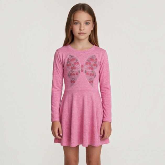 Firehouse Cherry Bow Dress
