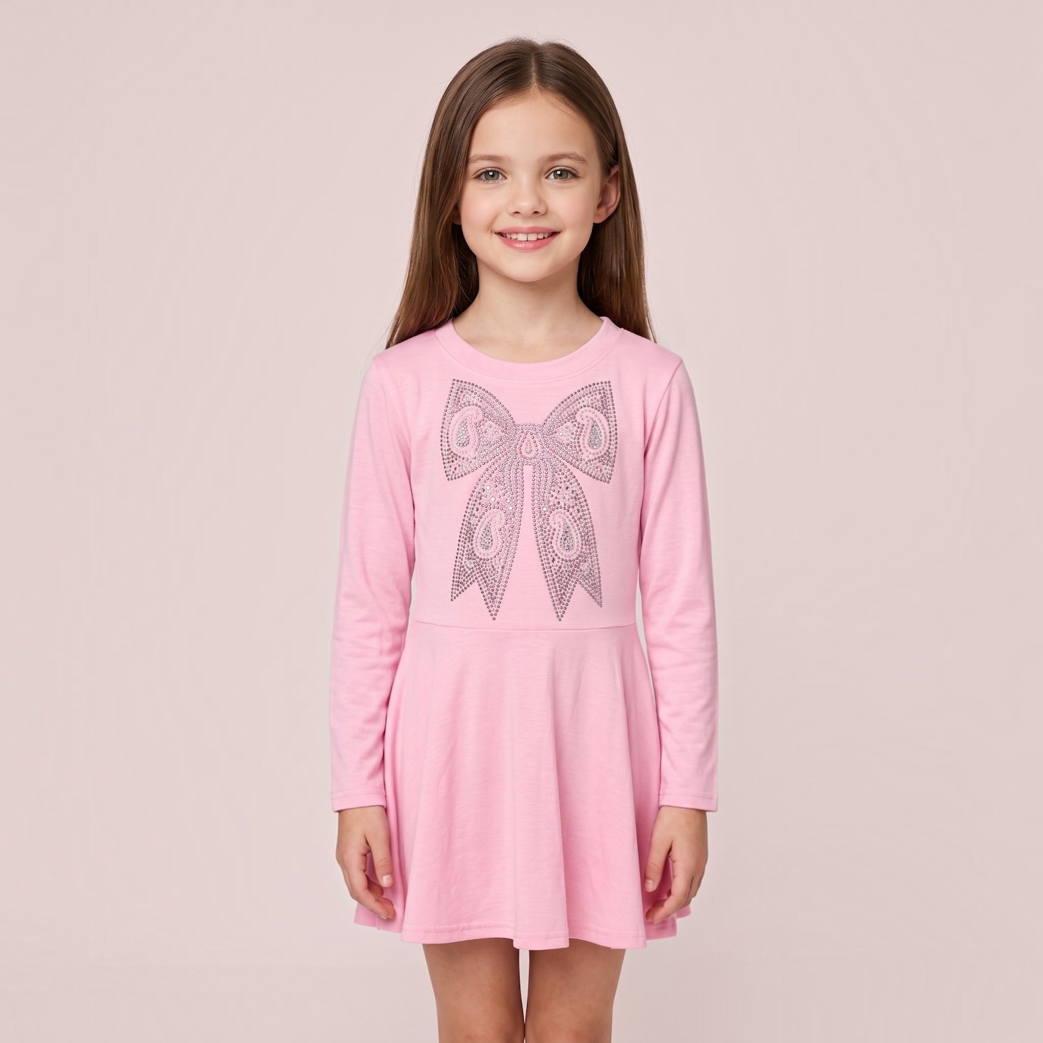 Firehouse Bandana Bow Ice Pink Dress