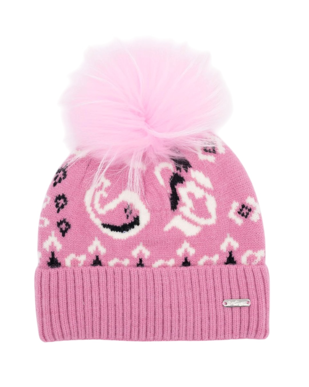 Bari Lynn Pink Bandana Hat