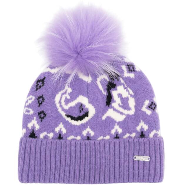 Bari Lynn Purple Bandana Hat