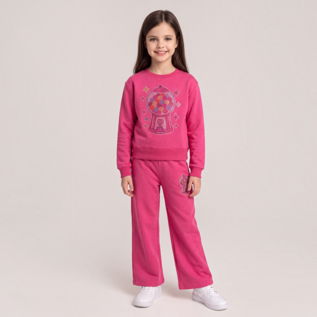 Firehouse Berry Wide Legged Gumball Set